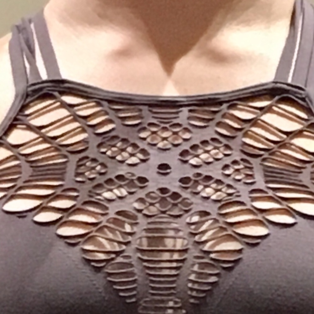 LF bralette strappy purple